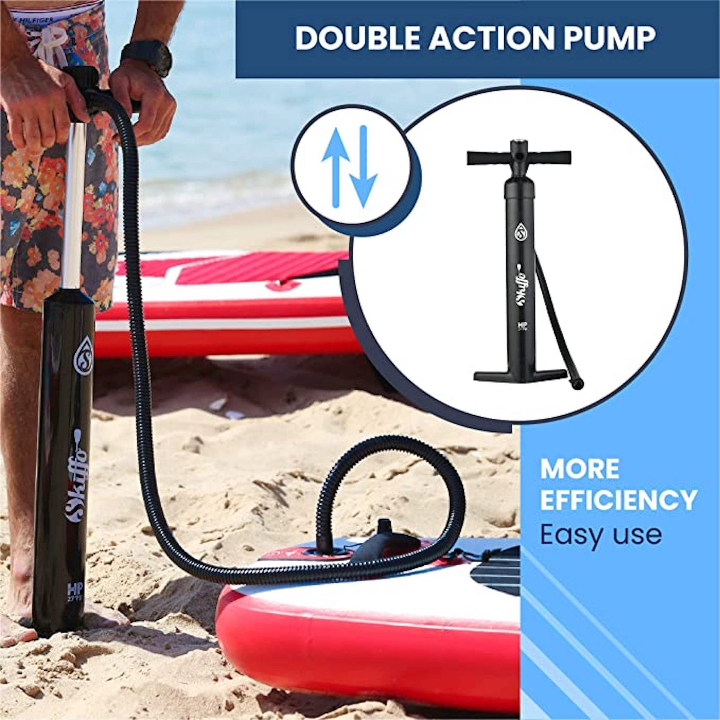 Skiffo PB-SSC120C aufblasbares SUP Stand Up Paddle, Sun Cruise 384 l, 365 x 86 x 15 cm