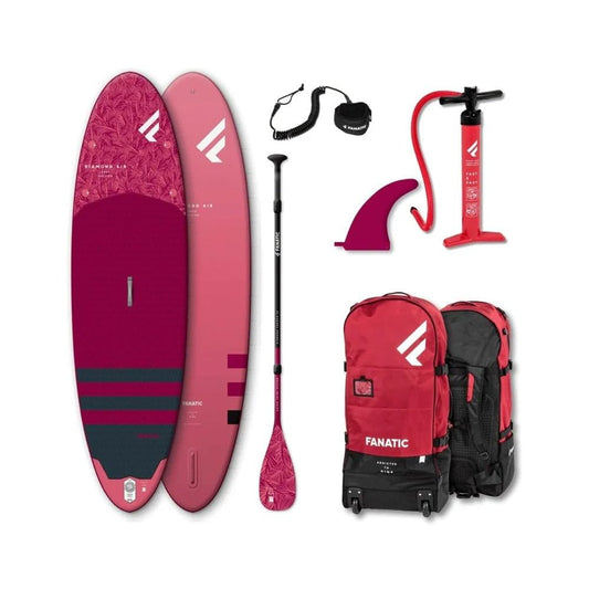 Fanatic Package Diamond Air 9'8" Set SUP Sets rot Einheitsgröße