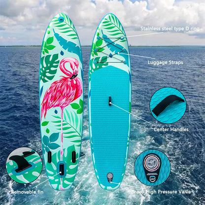 Tigerxbang SUP Board Stand Up Paddling Board | 10'6" 320x80x15cm | Komplettes aufblasbares Paddle Zubehör