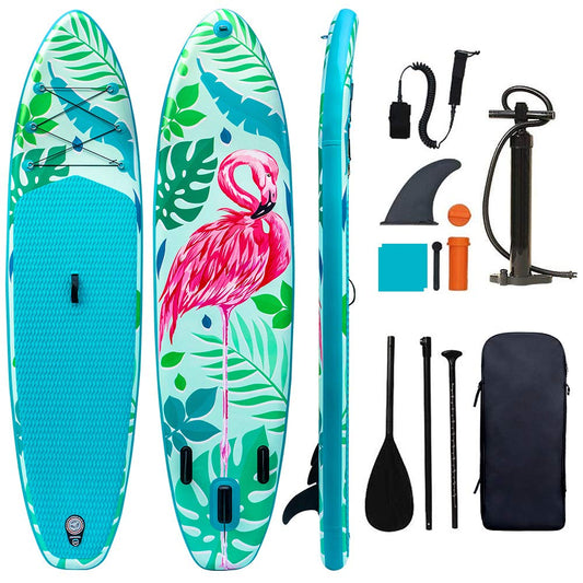 Tigerxbang SUP Board Stand Up Paddling Board | 10'6" 320x80x15cm | Komplettes aufblasbares Paddle Zubehör