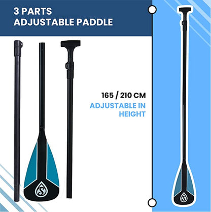 Skiffo PB-SSC120C aufblasbares SUP Stand Up Paddle, Sun Cruise 384 l, 365 x 86 x 15 cm