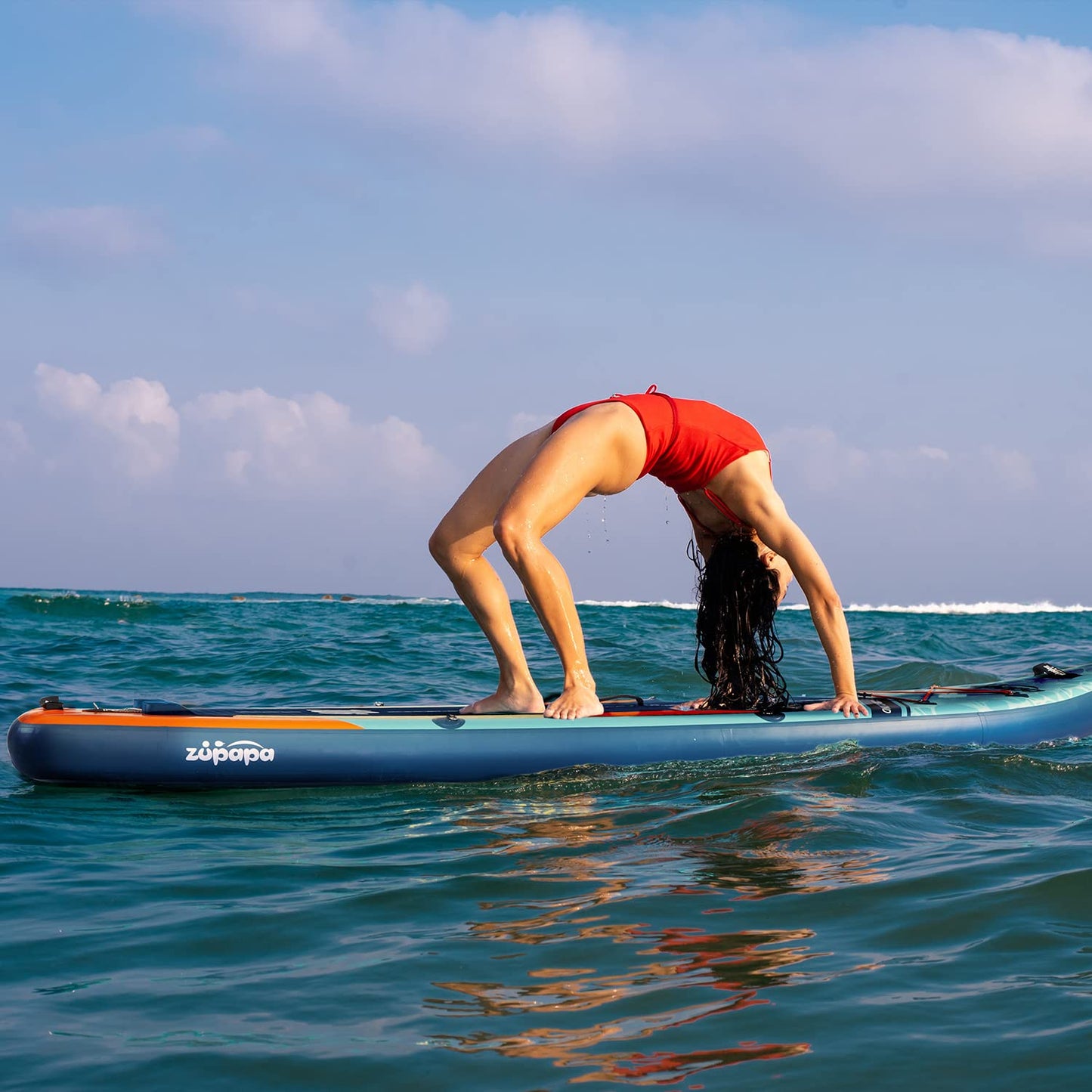 Zupapa 323cm Aufblasbare SUP Board Set| Stand Up Paddle Board mit Kajak Sitz | Komplettes Zubehör